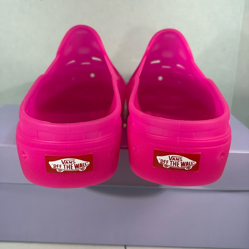 NWT Vans Mule T Slip Ons in Hot Pink Men’s 11 - Picture 5 of 10